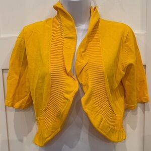 Yellow Women's Cardigan Sweater
